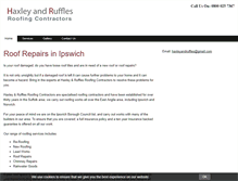 Tablet Screenshot of haxleyandruffles.com